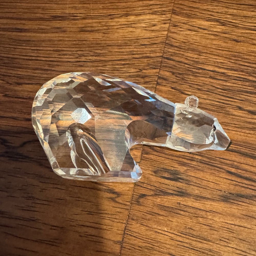 Two Large Austrian Crystal Swavorski Figures Retired